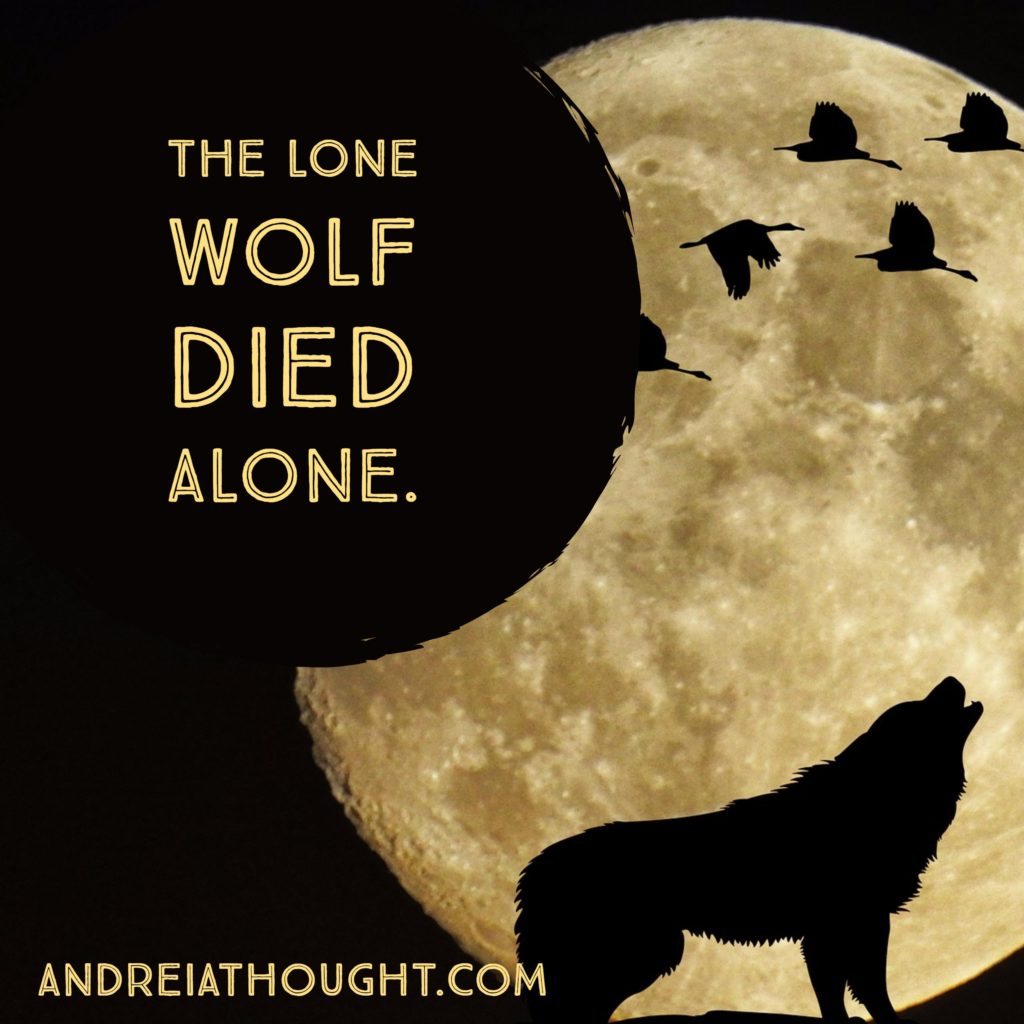 The lone wolf