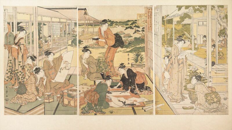 the-four-accomplishments-kitagawa-utamaro