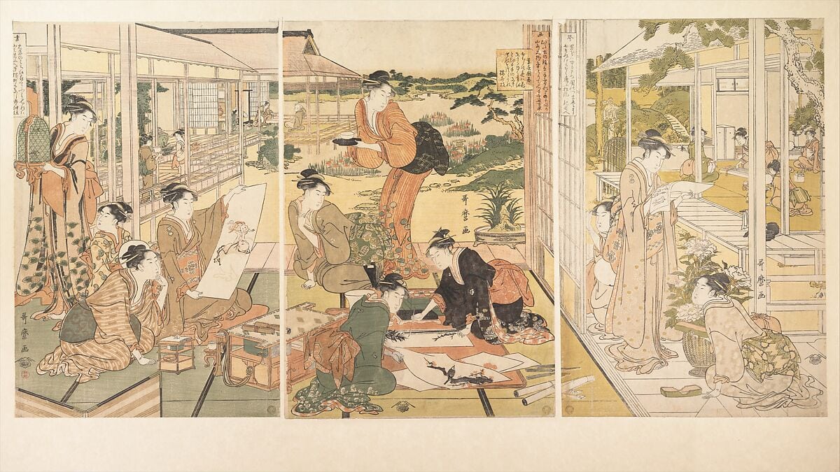 the-four-accomplishments-kitagawa-utamaro