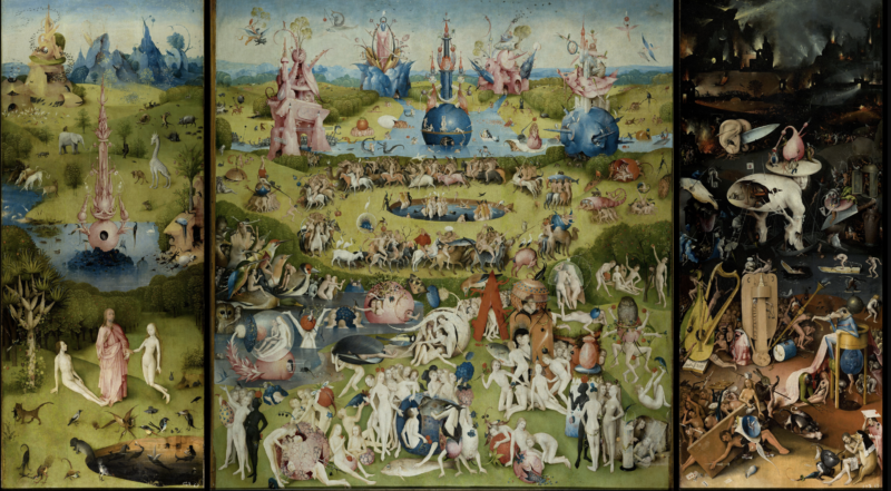 The Garden of Earthly Delights Triptych | Hieronymus Bosch | 1490 -1500-andreia-nofap-flatline