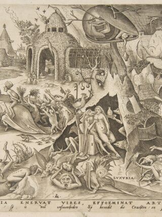 Lust (Luxuria) from The Seven Deadly Sins Pieter van der Heyden 1558 Met Museum