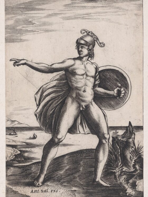 A-Warrior-Agostino-Veneziano-ca-1514–36-The-Met